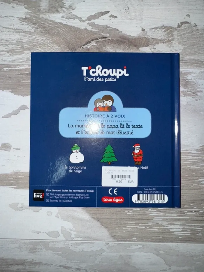 Livre t'choupi et le Père Noël - photo numéro 2