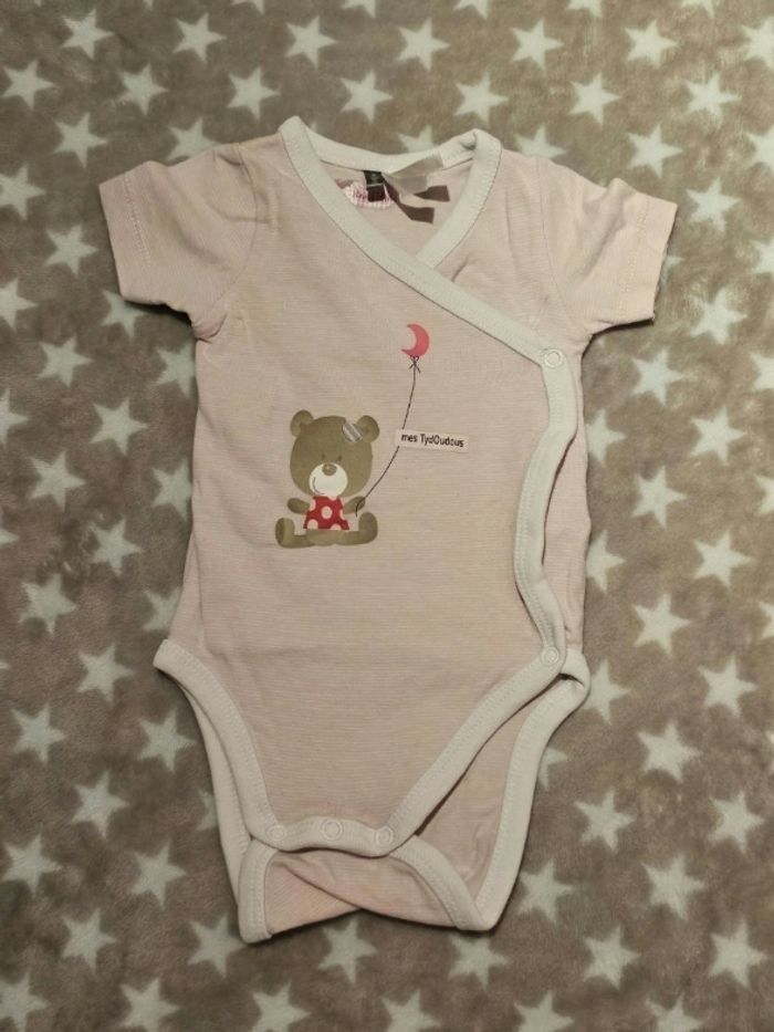 Lot de 6 bodies fille MC 3 mois - photo numéro 7
