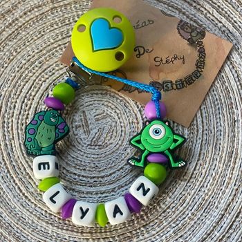 Attache tétine monstre et compagnie