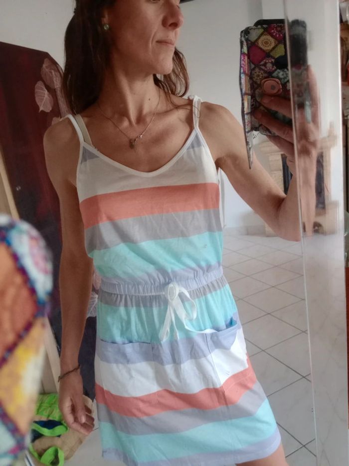 Robe été M couleurs pastels c84 - photo numéro 4