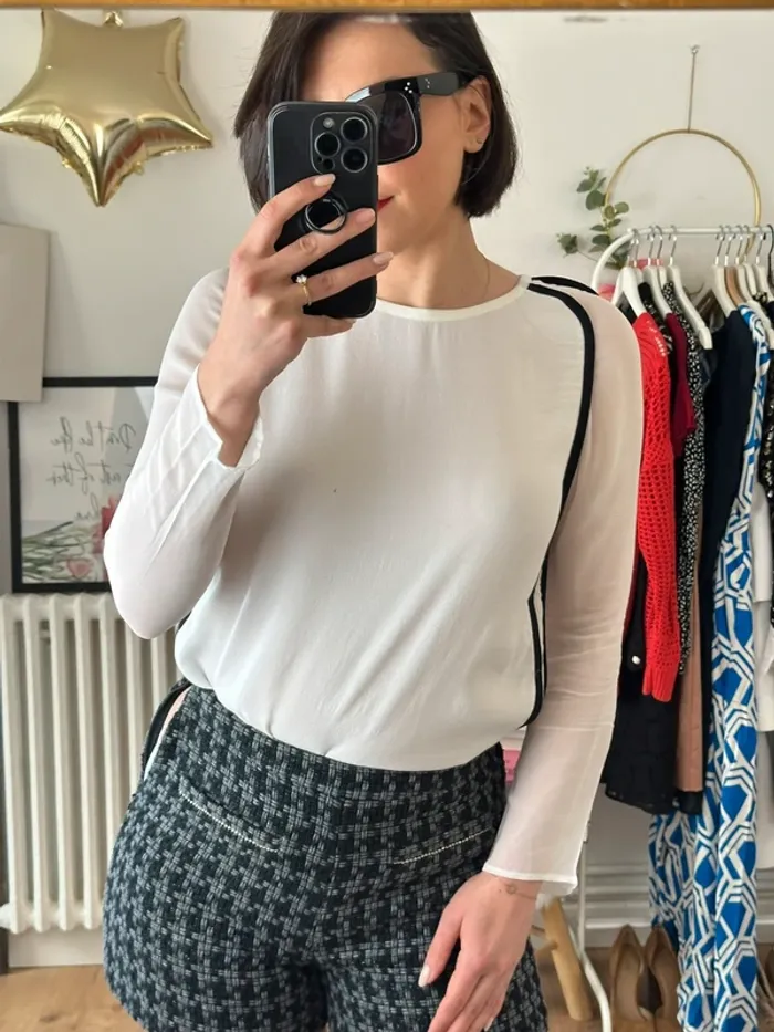 Blouse Maje blanche taille 36 - photo numéro 2