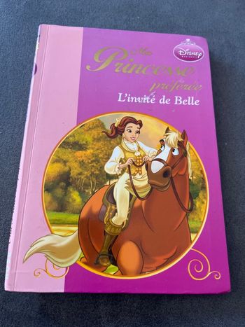 Livre bibliothèque rose ma princesse préférée l’invité de belle 