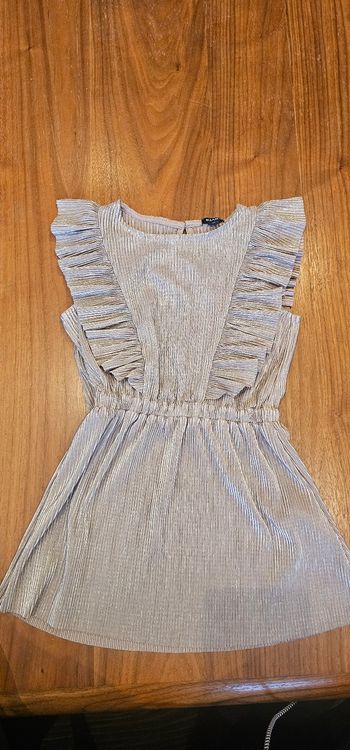 Robe soirée de fête 3ans 98cm dorée bronz