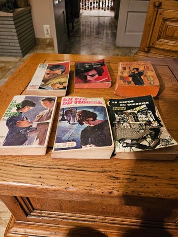 6 livres 📚 romans vintage