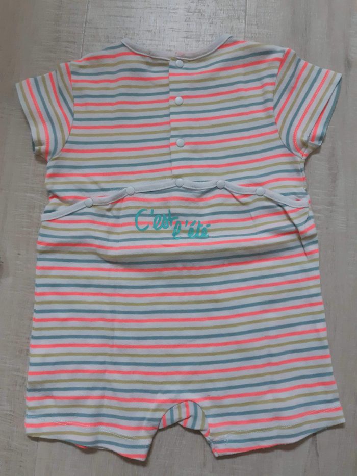 Pyjama combi-short 18 mois DPAM - photo numéro 3