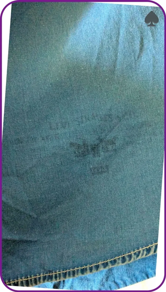 Chemise manches courtes homme Levi's Vintage M - photo numéro 6