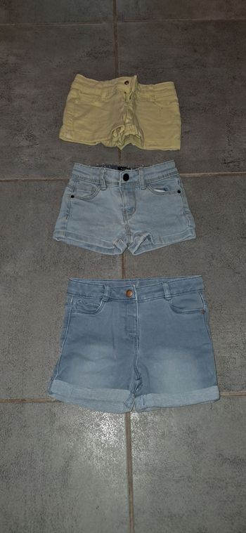 Lot de 3 shorts jeans