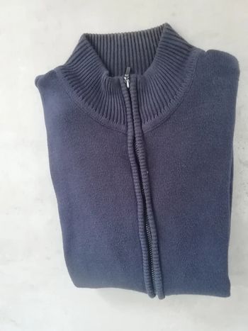 Gilet ZIP Maille 100% coton