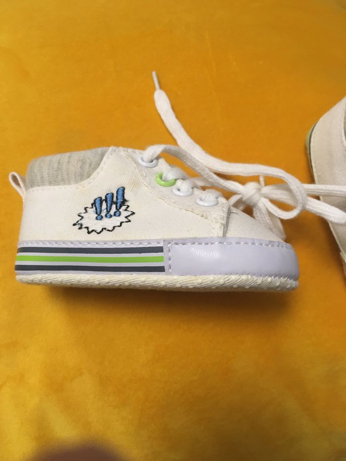 Chaussures baskets bébé pointure 17 / 18 neuves marque Grain de blé - photo numéro 6