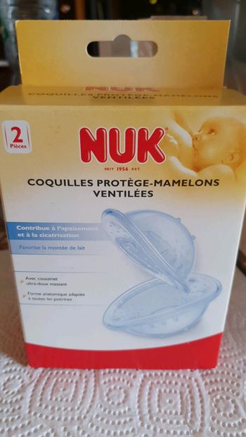 coquilles protège mamelon ventilées nuk