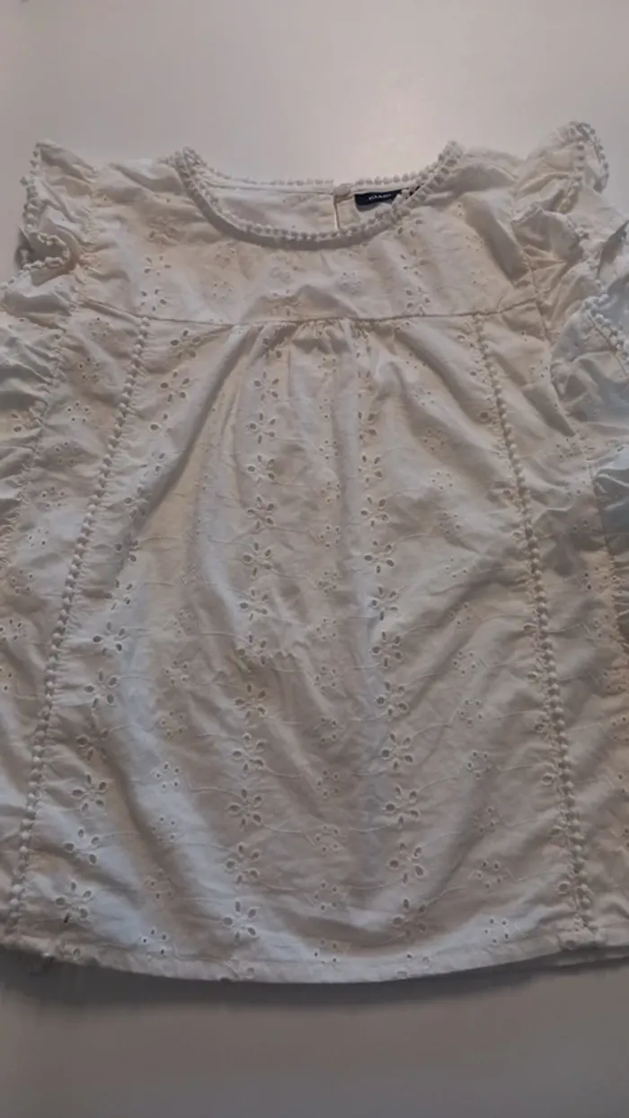 Jolie blouse blanche Kiabi