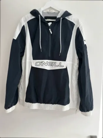 Veste O’Neill Homme L Coupe-Vent Vintage Bimatière Bleu/Blanc