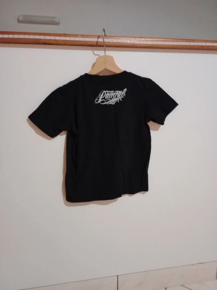 T-shirt 8 ans noir tête de mort c73 - photo numéro 4