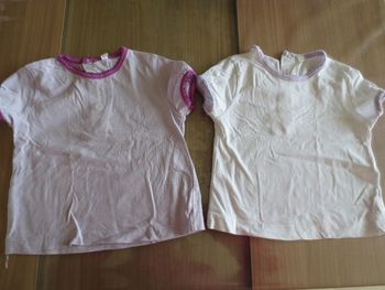 1 lot de 2 tee shirt