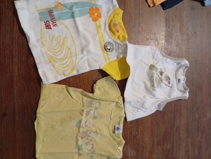 Lot de 9 haut manche courte taille 3 mois - photo numéro 2