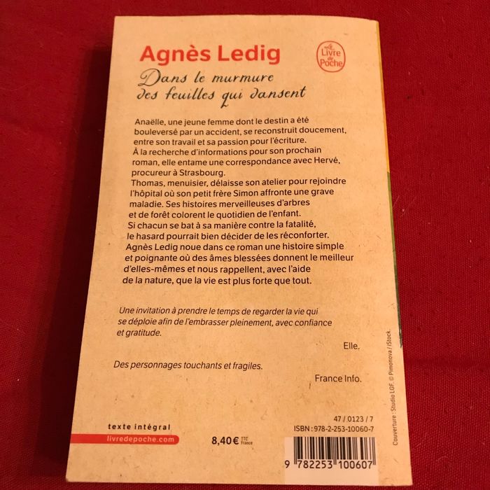 Dans le murmure des feuilles qui dansent Agnès ledig - photo numéro 2