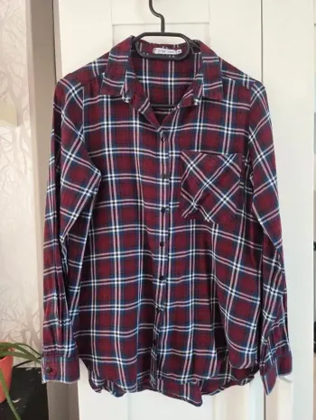 Chemise blouse a carreaux femme taille 36 S