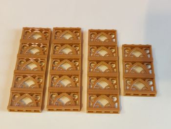 18 pièces 1x4 dorées Lego - jamais utilisées parfait état - vrai Lego