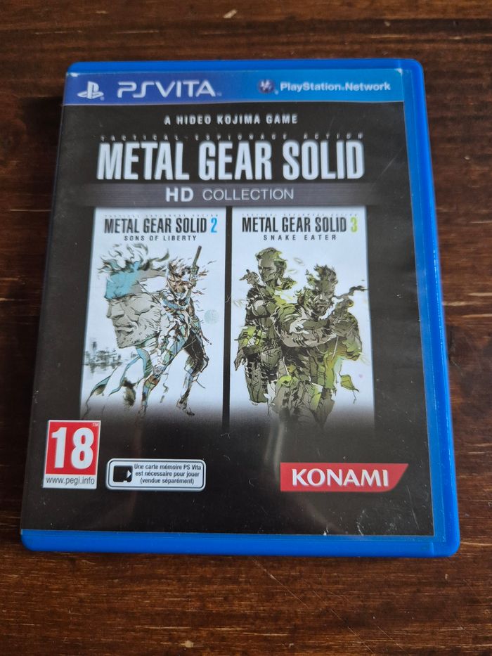 Metal gear solid HD collection ps vita
