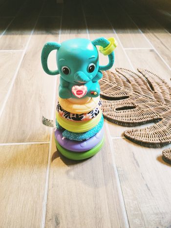 🐘Jeu d'éveil - Elephant interactif empilo formes sonore et lumineux - marque Vtech