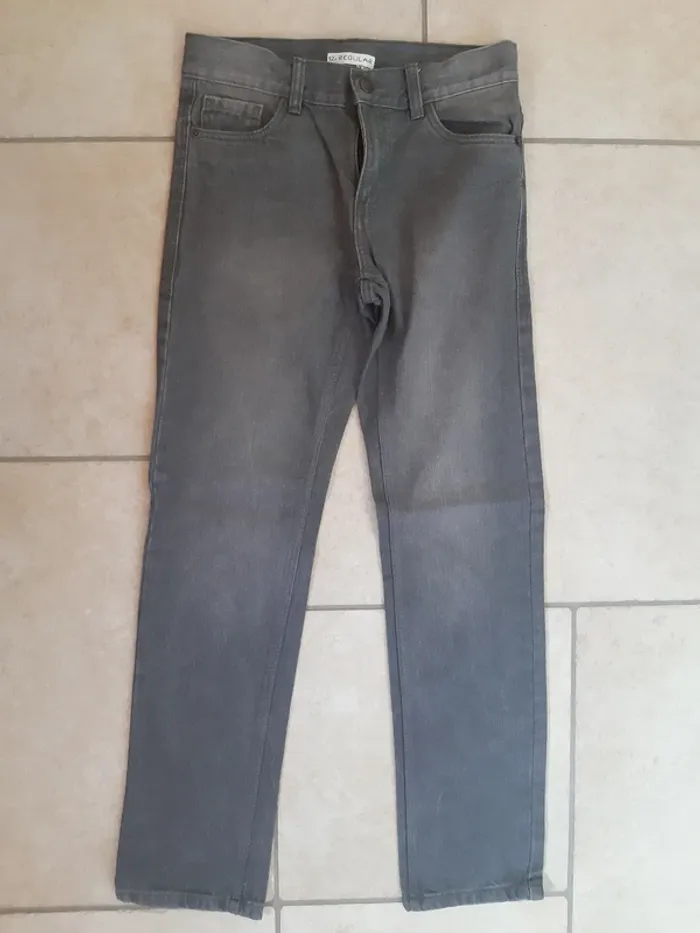 Jean's gris 12 ans Kiabi neuf