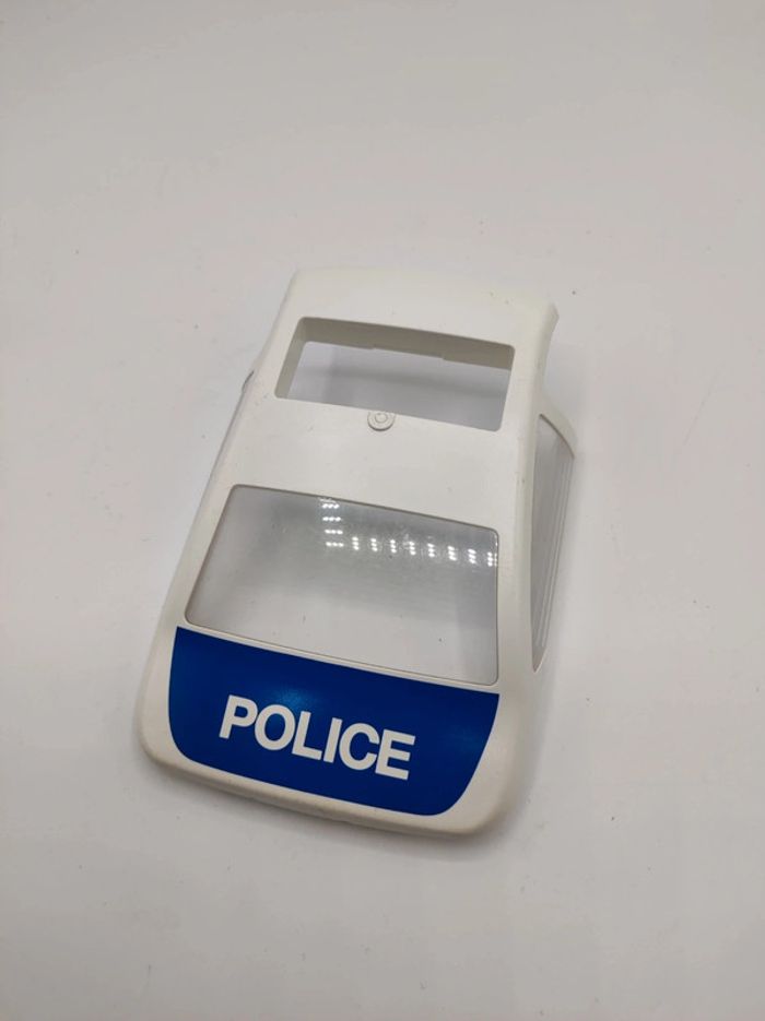 Toit et vitre arrière véhicule de police playmobil - photo numéro 2