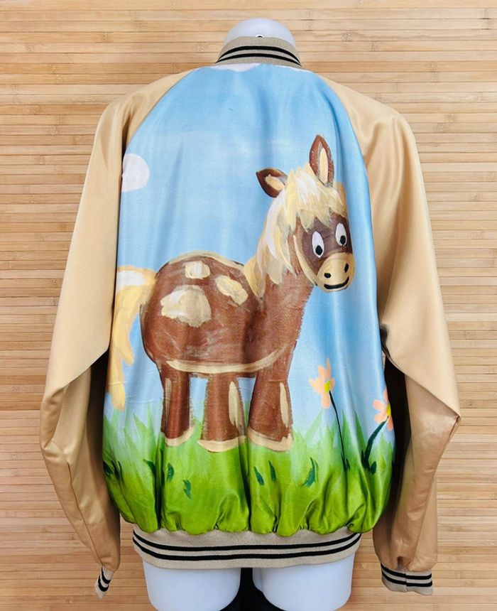 Veste teddy oversize poney - photo numéro 2