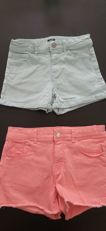 Lot 2 shorts fille