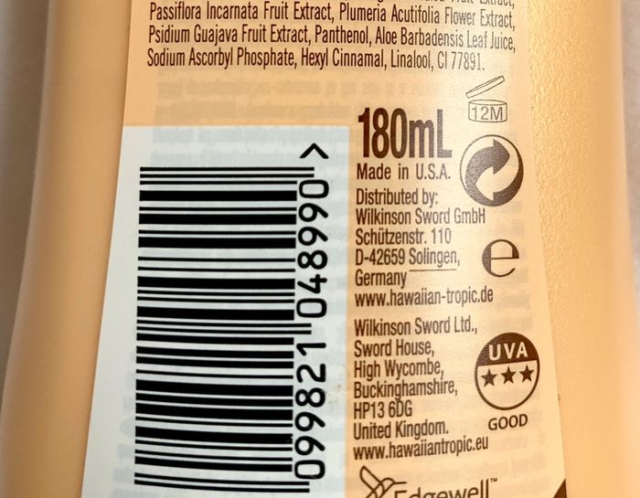 Soin Hawaiian Tropic Lotion Solaire sans l'oxybenzone et l'octinoxate - photo numéro 5