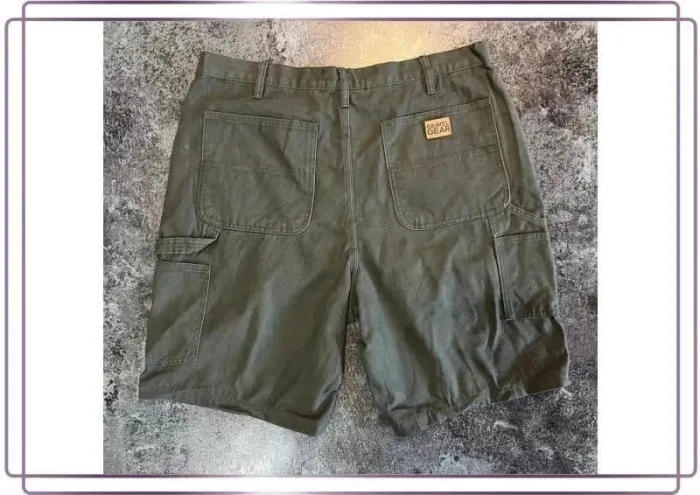 Short carpenter gris homme Gravel Gear 36x34 Pantaloncini carpentiere uomo Zimmermannsshorts Herren - photo numéro 2