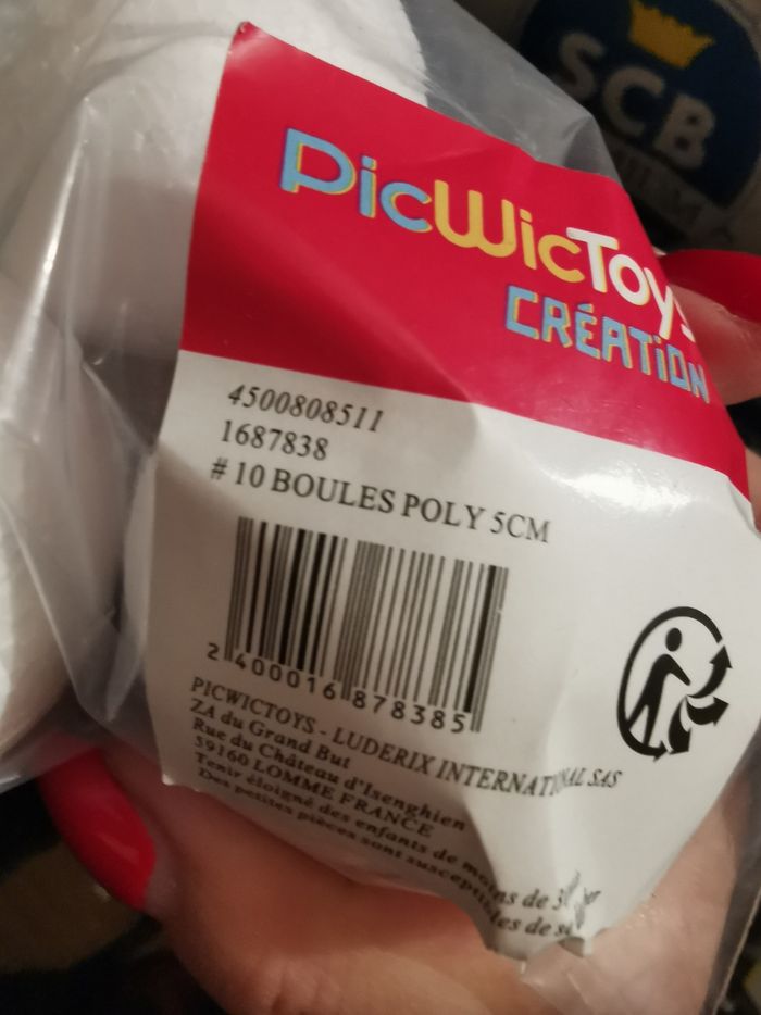 Lot de boules en polystyrène neuves 5cm - photo numéro 4