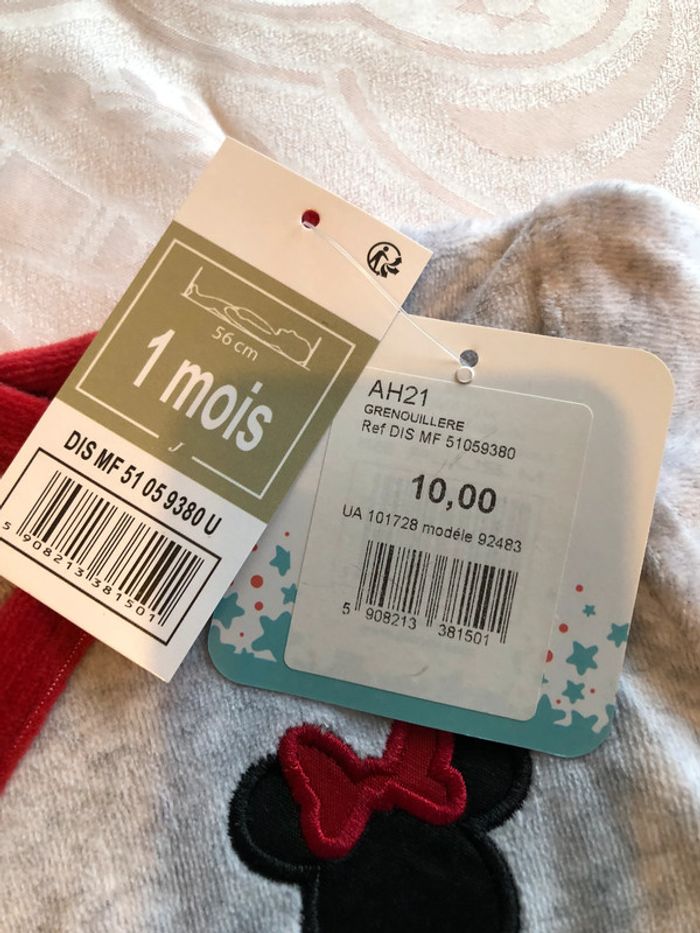 pyjama neuf Minnie taille 1 mois - photo numéro 3