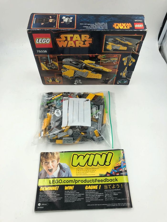 Boîte Lego Star Wars Jedi Interceptor N•75038 - photo numéro 2