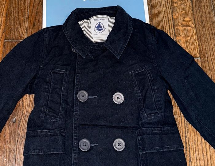 Caban coton petit bateau 3 ans - photo numéro 3