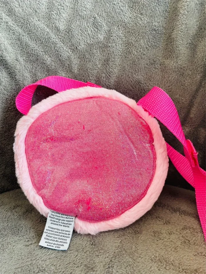 Sac bandoulière fille pingouin rose - photo numéro 4