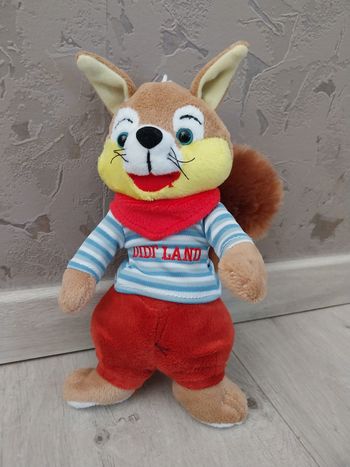 Peluche écureuil Didi'land 