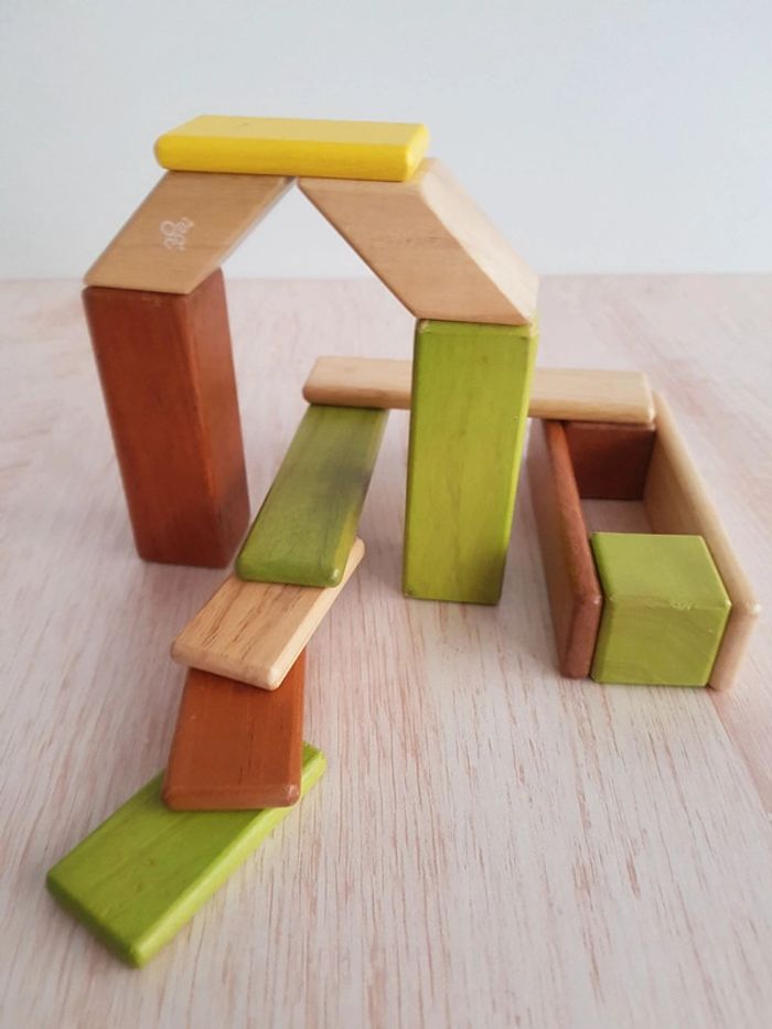 Jeu de construction magnétique en bois Tegu - photo numéro 15