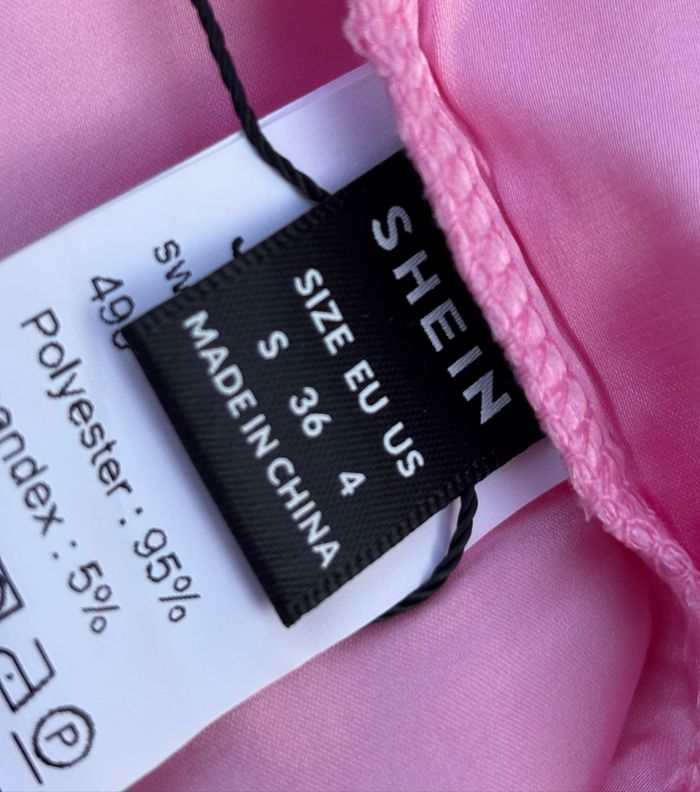 👗 Robe rose moulante satinée à fines bretelles Taille 36 – Shein - photo numéro 7