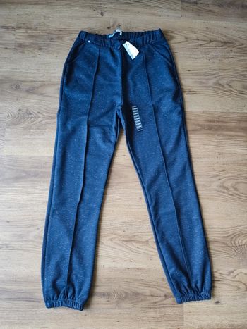 Pantalon Jegging Okaidi bleu pailleté 14 ans