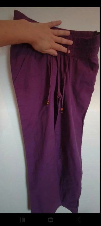 Pantalon jambes larges