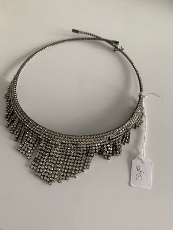 Collier strass ras de cou
