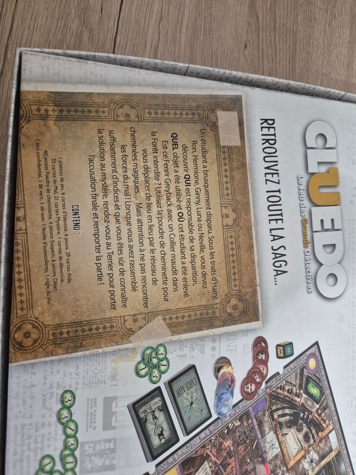 Jeux de société cluedo Hardy potter - photo numéro 9