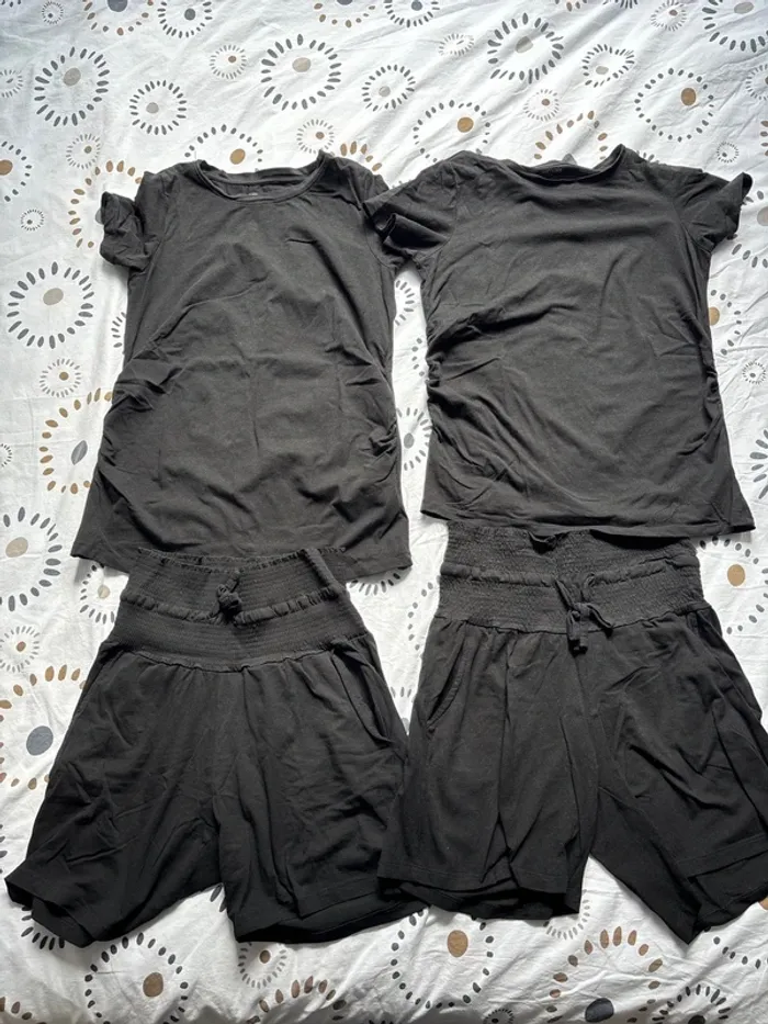 Lot pyjama short grossesse
