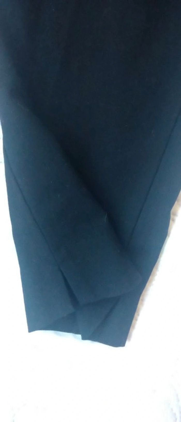 Pantalon droit style tailleur noir femme 34 zara - photo numéro 7