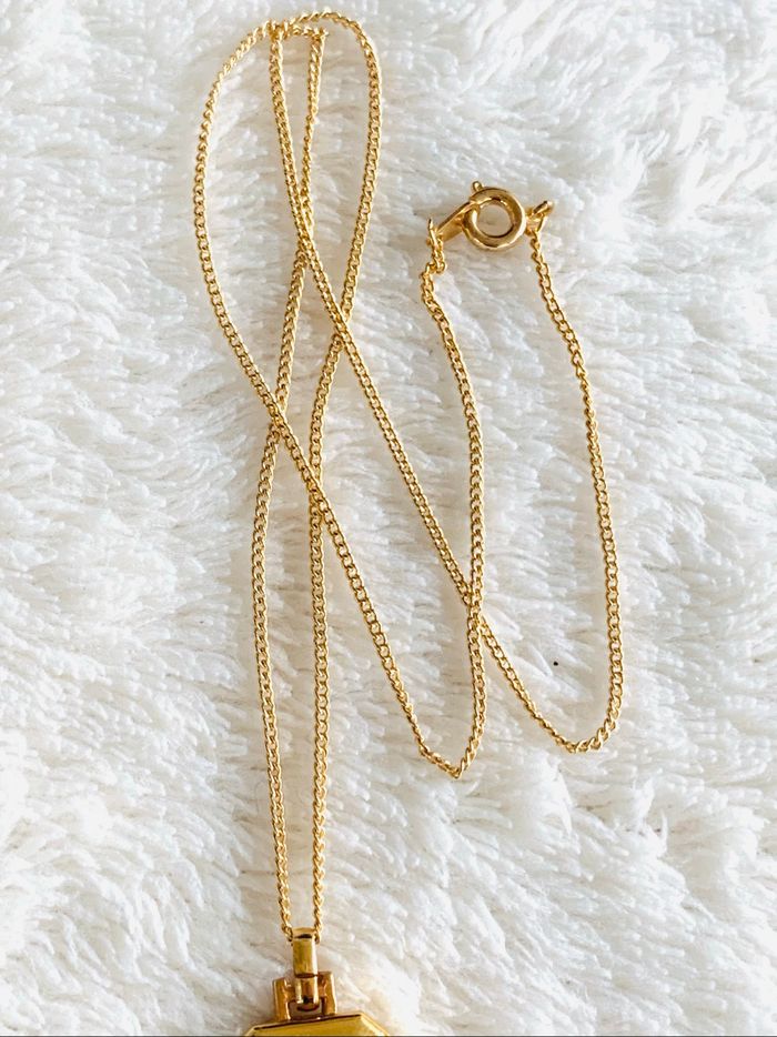 Collier doré Signe du zodiaque Capricorne - photo numéro 3