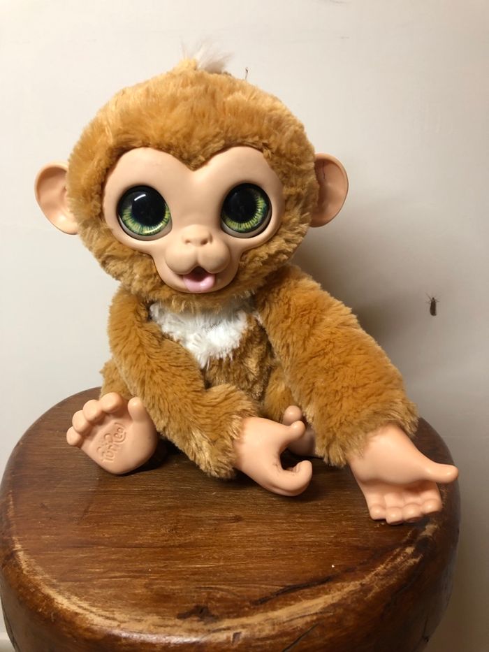 Peluche interactive Zandi le singe - photo numéro 2