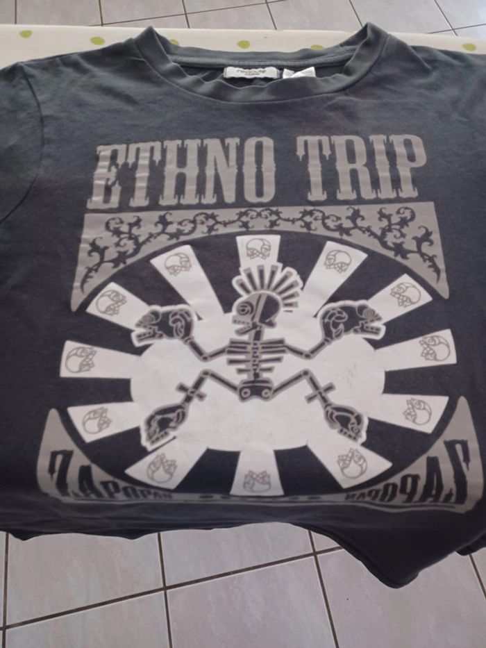 tee shirt "ethno trip" 12 ans - photo numéro 4