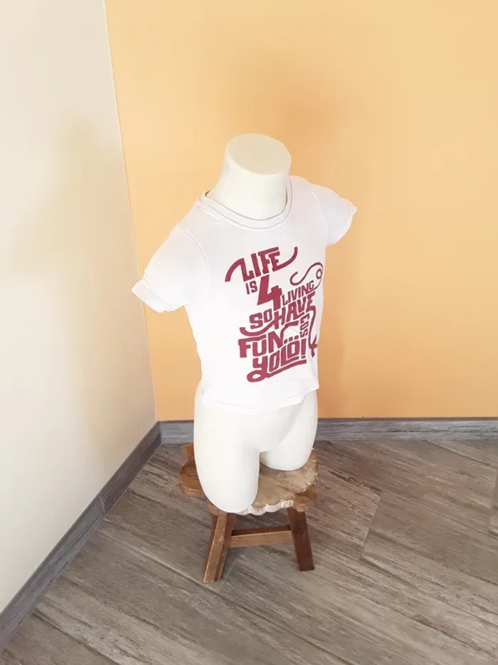 Tee shirt manches courtes 3 ans (98 cm) - photo numéro 6