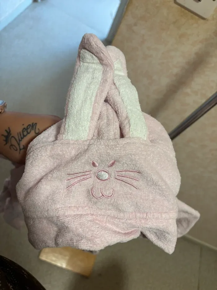 Peignoir lapin taille 24mois - photo numéro 5