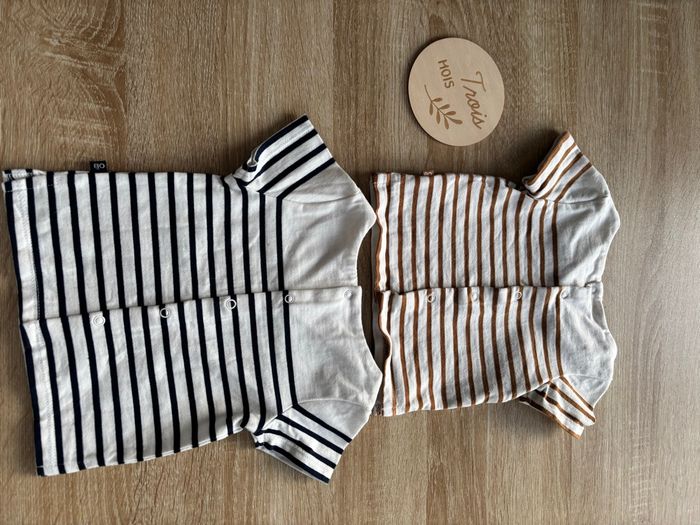 Ensemble 2 t-shirts obaibi 3 mois - photo numéro 7